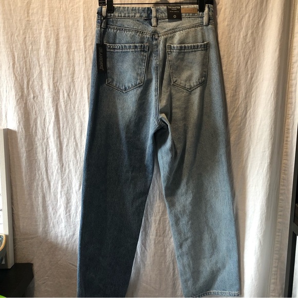 NWT BLANKNYC jeans Baxter limited edition wide leg asymmetrical waist size 26 - Picture 7 of 8